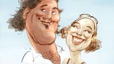 Schnellzeichner und Karikaturist Waldo