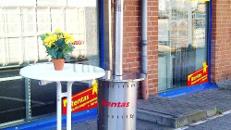 Terrassenstrahler, Heizpilz, Gas, 14 kW