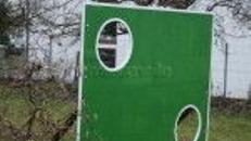 Torwand, aufblasbar oder aus Holz