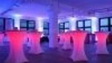 STEHTISCH LED RGB BELEUCHTET MIT FERNBEDIENUNG