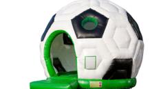runde HÜPFBURG FUSSBALL (Fußball) mieten