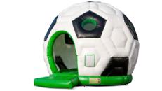 runde HÜPFBURG FUSSBALL (Fußball) mieten