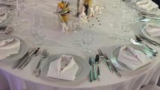 runde Banketttische , runde Tische , Tische Hochzeit