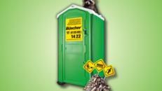 Baustellen WC "Waschbär-Rastplatz“