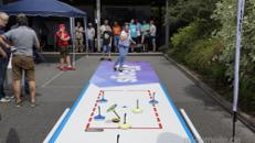 Eisstockbahn, Eisstockschießen, Curling