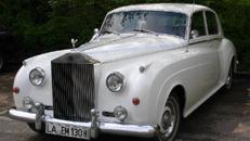 Hochzeitsauto Rolls-Royce in weiß