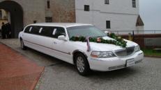 Stretchlimousine in weiß