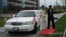 Stretchlimousine in weiß