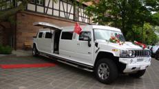 V.I.P.Hummer 2-Stretchlimousine in weiß