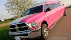 Dodge RAM-Stretchlimousine pink- weiß