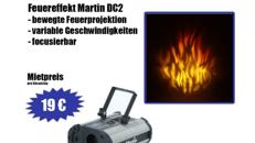 Feuereffekt Martin DC 2 , Feuerprojektion, Feuereffekt , Deko, Flamelight