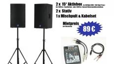 Profi Musikanlage für 100 Personen für Ihr Event