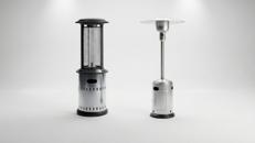 Premium Heizpilz mieten – ECO-Plus Terrassenstrahler (8 kW) für Event & Party