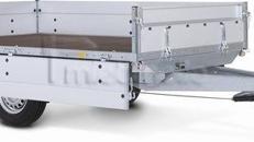 Universalanhänger 1300kg gebremst Hochlader 100kmh