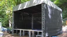 Bühne mit Bühnendach - 6 x 5m