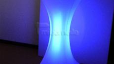 Stehtisch mit LED Belechtung