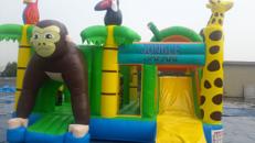 Hüpfburg Kingkong Safari