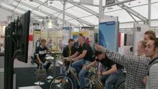 Mountainbike Simulator 1 Rad oder auch 2 Räder