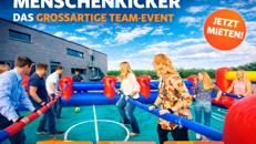 Menschenkicker / Humankicker / Menschlicher Tischfußball XXL mieten