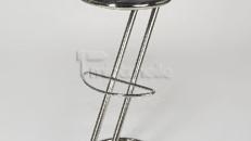 Barhocker | Sitzhocker | schwarzes Kunstleder | Z-
