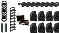 Moving Head Set 8 Stk. Controller Anschlussfertig