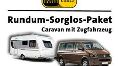 Wohnwagen + VW T5 Zugfahrzeug