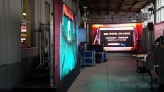 P4 bis P6 LED Wand Videoinstallation