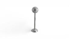 Standascher mieten – Kugel-Aschenbecher aus Edelstahl – Windgeschützt & Edel