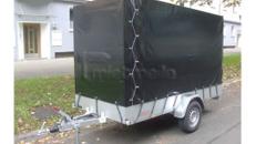 1.200 KG Anhänger, 3 Meter Ladefläche mit Plane