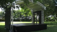 Rundbogenbühne 5x3m