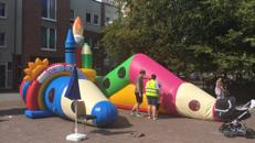 Kriechtunnel im neuen Design "Buntstifte! !!!!!!