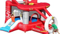 Hüpfburg "Nick" Airplane Flugzeug mit Rutsche