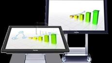 Interaktive Tafel 70 Touch screen als Tisch mieten