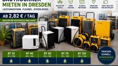 25,- EUR / Woche Bautrockner mieten