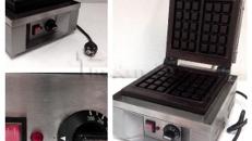 Waffeleisen für zwei Brüsseler Waffeln