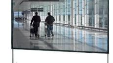 Leinwand 4 x 3 Meter, Auf- oder Rückprojektion