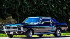 Oldtimer Ford Mustang 68er Coupé Hochzeitsauto Mieten