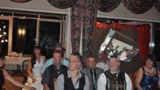 Hochzeitsdekoration auf 100 - 200 Zoll Projektion