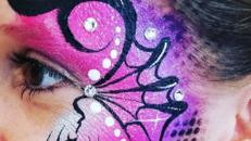 Kinderschminken, Airbrush-u. Glitzertattoos, Ballonmodellage zauberhaft u wunderschön
