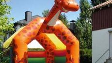 Hüpfburg, Giraffe, Kinderfest, Party