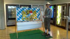 Dosenwurfstand, Dosenwerfen, Kinderfest, Kleinspielgeräte