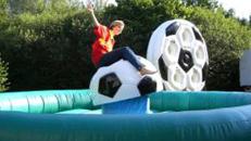 Bullriding Fussball Rodeo mieten, leihen, verleih