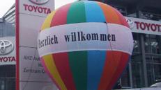 Heißluftballon, Dekoration mieten, leihen, verleih