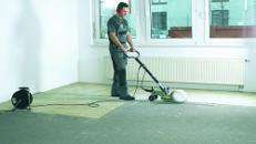 Teppichstripper mit Fahrgestell