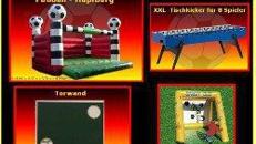 Klassische Fußball - Torwand mieten