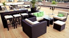 Rattan Lounge für 10 Personen