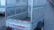 750 kg /0,75 to Anhänger mit Gitter günstig mieten
