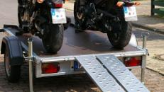 Motorradanhänger 100km/h für 1 oder 2 Motorräder
