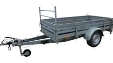 Laubgitter Anhänger Brenderup 2260 S 1,3 t für Gartenabfälle und Sperrmüll