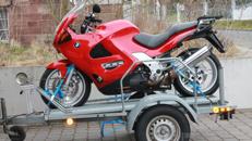 Motorradanhänger für schwere Motorräder ab 10 EURO